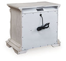 Bruchandi - Three Drawer Night Stand - Antique White by Unique Piece Furniture