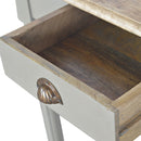 Solid Wood Hand Painted Writing Desk, 1-Drawer