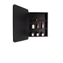 20x28 inch Black Metal Framed Wall mount or Recessed Bathroom Medicine Cabinet with Mirror