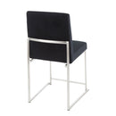 Fuji - Contemporary Modern Elegance High Back Dining Chair (Set of 2)