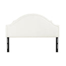 Catherine Upholstered King Headboard, Antique