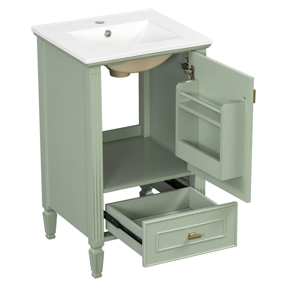 Retro Bathroom Vanity With Sink, photo 32 of 40