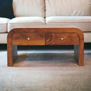 Darcy - Coffee Table, 2 Drawer - Chestnut by Unique Piece Furniture
