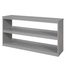 Loft Low Study Bed With Cabinet, Shelves And Rolling Portable Desk, Multiple Functions