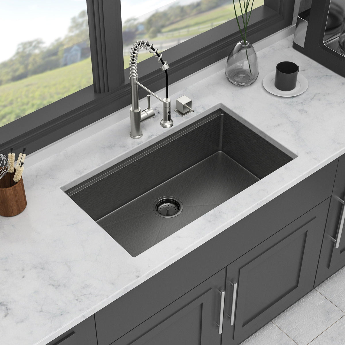 Workstation Kitchen Sink, Single Bowl Undermount, photo 13 of 16
