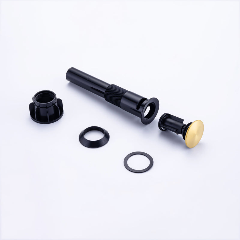 8 inch Widespread Bathroom Faucet Matte Black Bathroom Faucets for Sink 3 Hole Brass 2 Handle Lavatory Square Faucet Modern rv Bathroom Faucets