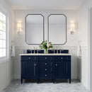 James Martin Brittany 60" Double Bathroom Vanity, Victory Blue