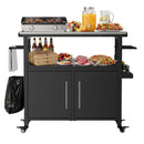 Outdoor Grill Cart with Patio Furniture
