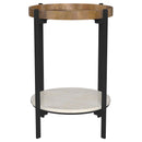 Cowper - Round End Table - Natural by HouseOfZazla