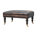 Buffalo - Ottoman With Castor Legs by HouseOfZazla