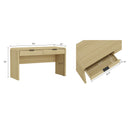 Grace - Office Desk & 2 Drawers - Oak by HouseOfZazla