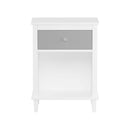 Nightstand With 1 Drawer and 1 Shelf