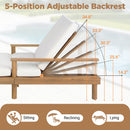 5 Position Adjustable Outdoor Chaise Lounge