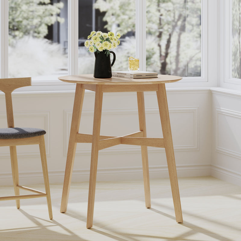 Wood Counter Height Round Dining Table, photo 3 of 7