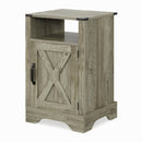 Farmhouse Nightstand, Charging Station & Storage by HouseOfZazla