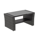 Modern Patio Set With Table And Cushions by HouseOfZazla