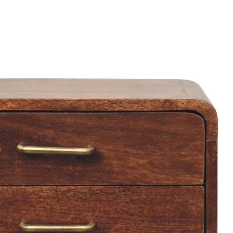 Solid Wood Astor 2-Drawer Nightstand, photo 5 of 9