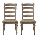 Ladderback Dining Chairs, (Set of 2) - Taupe