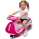 12V Electric Wiggle Ride On Car with Dual Motors & LED Lights