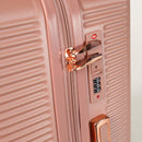 4-Piece Hard ABS Luggage Set with 360° Dual Rotating Wheels