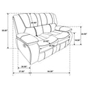 Elodie - Reclining Sofa Set With Manual Recline by HouseOfZazla