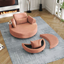 Sofa With Two Throw Pillows And A Waist Pillow With An Extra Tray For Comfortable Seating In Small Apartment Bedrooms by Unique Piece Furniture