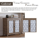 Storage Cabinet, Organizer - Brown Antique White by HouseOfZazla