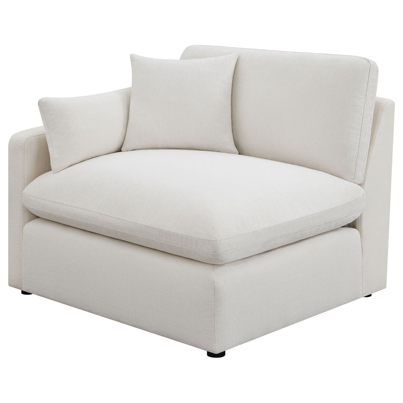 Hobson 4-piece Upholstered Modular Sectional Sofa Ivory, photo 5 of 7