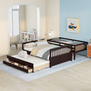 Bunk Bed With Twin Size Trundle And Drawers by HouseOfZazla
