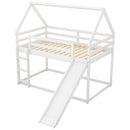 House Shape Bunk Bed With Slide And Ladder by HouseOfZazla