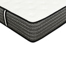 12" Premium Hybrid Mattress In A Box Soft Gel Memory Foam Top With Cooling Technology - Gray / White - Queen by HouseOfZazla