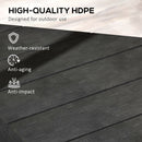 4 Piece Patio Cantilever Umbrella Base Weight Set, Outdoor Offset Umbrella Weights for Umbrella Stand, 132 lb. Capacity Water or 176 lb. Capacity Sand, Black