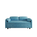 54 "velvet blue sofa sofa bed dual purpose living room retractable bed