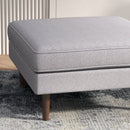 Amber - Square Upholstered Ottoman by HouseOfZazla