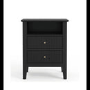 Fluted Nightstand With 2 Drawers by HouseOfZazla