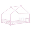 Metal House Bed