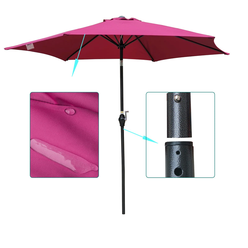9FT UMBRELLA Burgundy