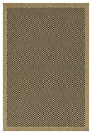 Earth GC_NTL1003 Jute/Black 5 ft. 3 in. x 7 ft. 3 in. Indoor/Outdoor Area Rug