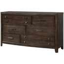 Dresser Cedar Lined Bottom Drawers - Antique Brown by HouseOfZazla