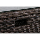 Modern Patio Rattan Sectional Set With Cushions by HouseOfZazla