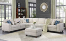 Ted - Sectional Sofa With Ottoman - Beige by Unique Piece Furniture