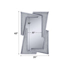 Noralie - 47" Accent Mirror - Mirrored & Faux Diamonds