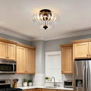 Smoky Semi Flush Mount Ceiling Light
