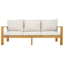 Outdoor 3pcs Acacia Sectional Patio Sofa Set