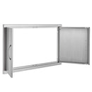BBQ Access Door, 36W x 21H Inch Stainless Steel Outdoor Kitchen Door by HouseOfZazla