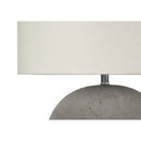 Lighting, Table Lamp, Concrete, Contemporary - Gray / Cream