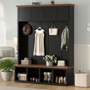 Entryway Hall Tree With Bench And Storage