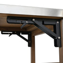 54.33' Farmhouse Rolling Outdoor Kitchen Cart by HouseOfZazla
