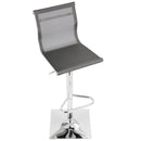 Mirage - Contemporary Adjustable Barstool With Swivel