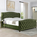 Marcella - Upholstered Shelter Headboard Bed Set by Unique Piece Furniture